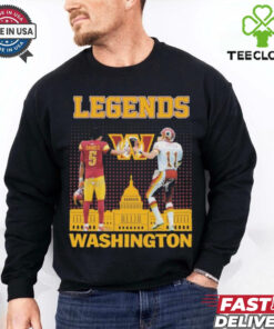 Jayden Daniels X Mark Rypien Washington Commanders Legends Signatures T shirts