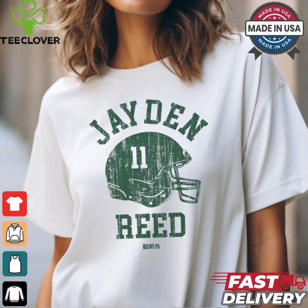 Jayden Reed Green Bay Helmet shirt Jayden Reed Green Bay Helmet shirt