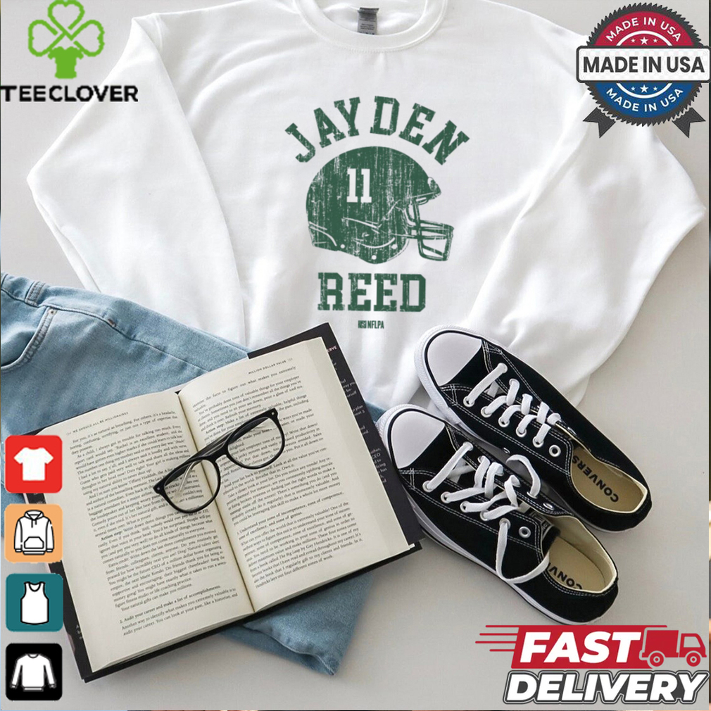 Jayden Reed Green Bay Helmet shirt Jayden Reed Green Bay Helmet shirt