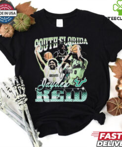 Jayden Reid #0 South Florida Bulls Graphic Signature t shirt 2 Jayden Reid #0 South Florida Bulls Graphic Signature t shirt