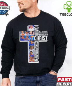 Jayhawk Kansas I can do all things through Christ shirt