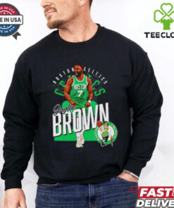 Jaylen Brown 7 Boston Celtics Basketball shield shirt