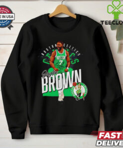 Jaylen Brown 7 Boston Celtics Basketball shield shirt