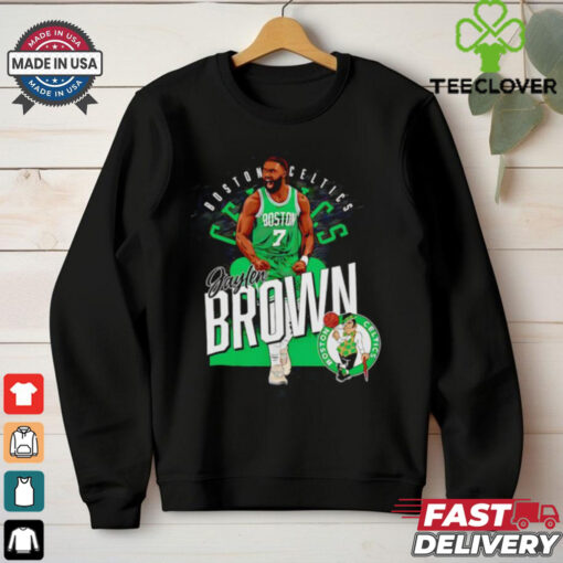 Jaylen Brown 7 Boston Celtics Basketball shield shirt