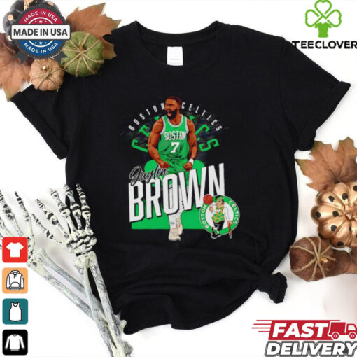 Jaylen Brown 7 Boston Celtics Basketball shield shirt