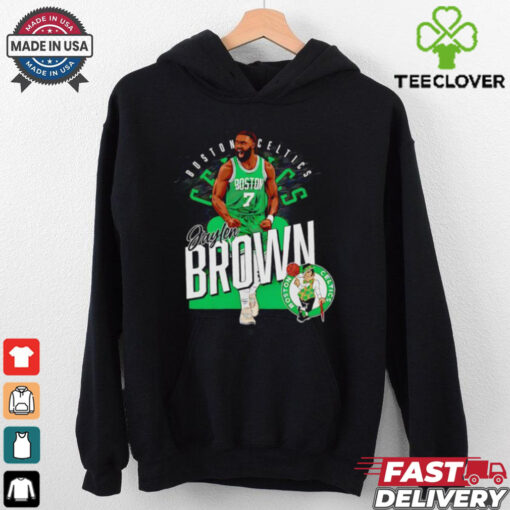 Jaylen Brown 7 Boston Celtics Basketball shield shirt