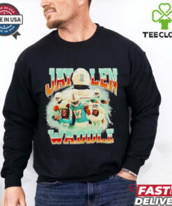 Jaylen Waddle Miami Dolphins football vintage shirt