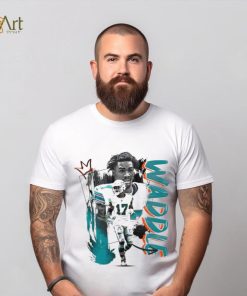 Jaylen Waddle number 17 Miami Dolphins football player pose poster shirt 2 Jaylen Waddle number 17 Miami Dolphins football player pose poster shirt