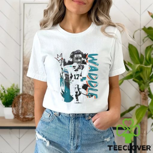 Jaylen Waddle number 17 Miami Dolphins football shirt
