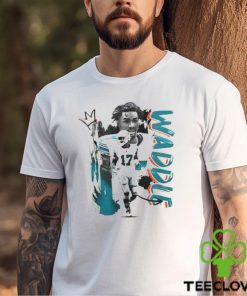 Jaylen Waddle number 17 Miami Dolphins football shirt