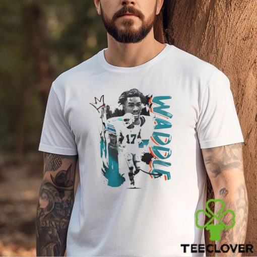 Jaylen Waddle number 17 Miami Dolphins football shirt