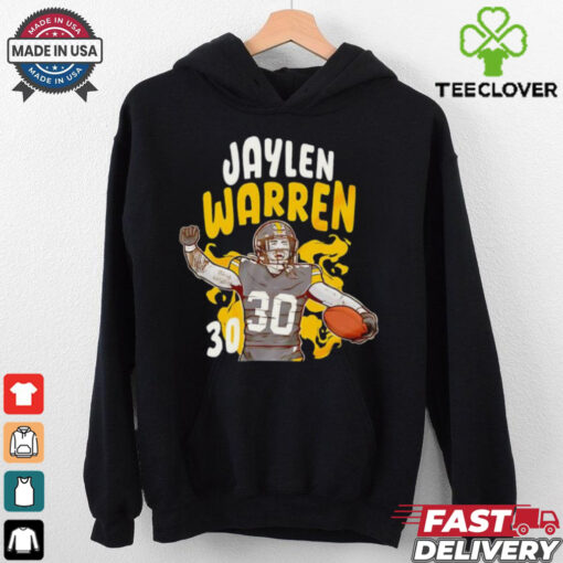 Jaylen Warren 30 Pittsburgh Steelers football graphic shirt