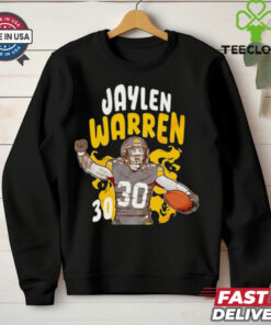 Jaylen Warren 30 Pittsburgh Steelers football graphic shirt 1 Jaylen Warren 30 Pittsburgh Steelers football graphic shirt