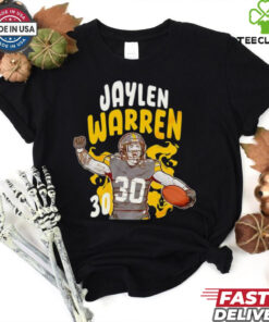 Jaylen Warren 30 Pittsburgh Steelers football graphic shirt 2 Jaylen Warren 30 Pittsburgh Steelers football graphic shirt