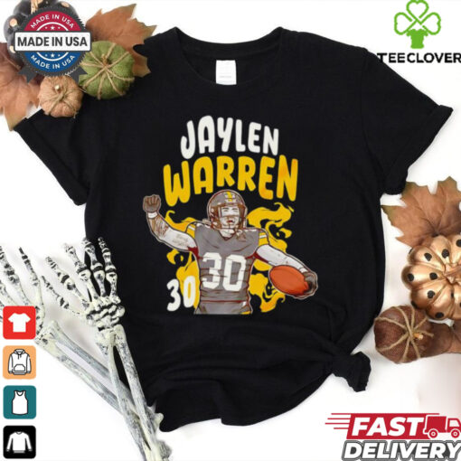Jaylen Warren 30 Pittsburgh Steelers football graphic shirt