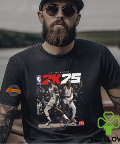 Jayson Tatum And A’Ja Wilson Are The Cover Athletes Of NBA 2K25 Classic T Shirt
