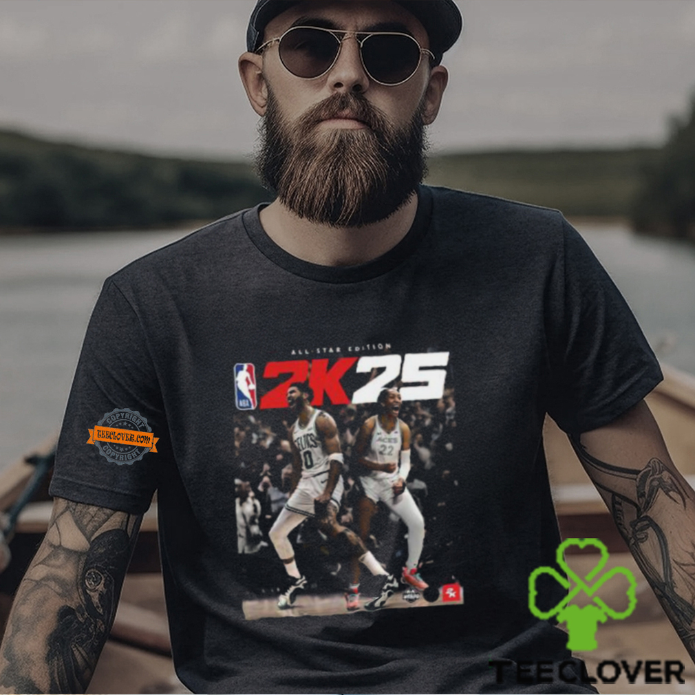 Jayson Tatum And A’Ja Wilson Are The Cover Athletes Of NBA 2K25 Classic T Shirt Jayson Tatum And A’Ja Wilson Are The Cover Athletes Of NBA 2K25 Classic T Shirt