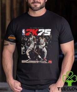 Jayson Tatum And A’Ja Wilson Are The Cover Athletes Of NBA 2K25 Classic T Shirt