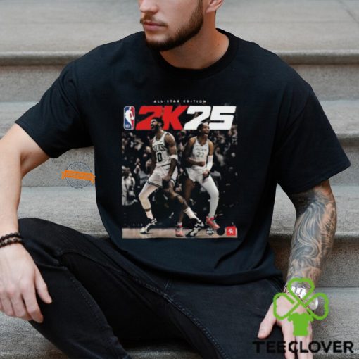 Jayson Tatum And A’Ja Wilson Are The Cover Athletes Of NBA 2K25 Classic T Shirt