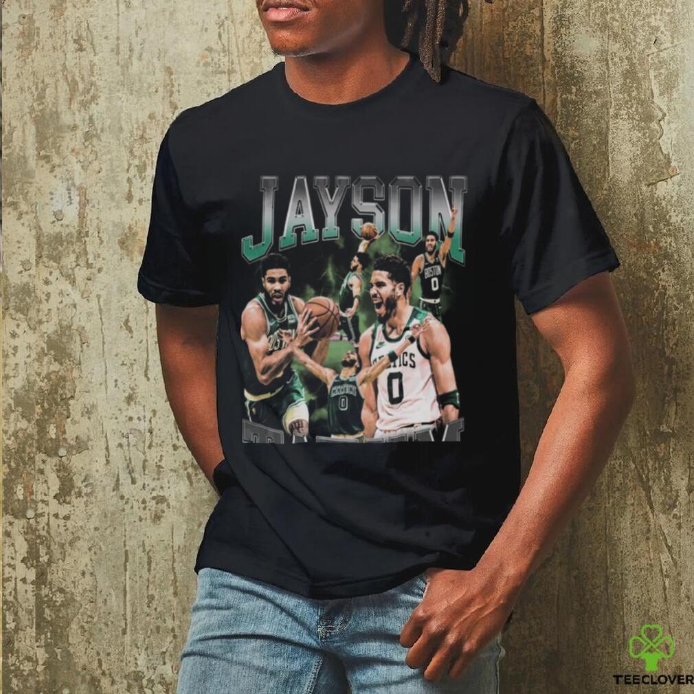 Jayson Tatum Boston Celtics NBA Basketball Black Crew T Shirt Jayson Tatum Boston Celtics NBA Basketball Black Crew T Shirt