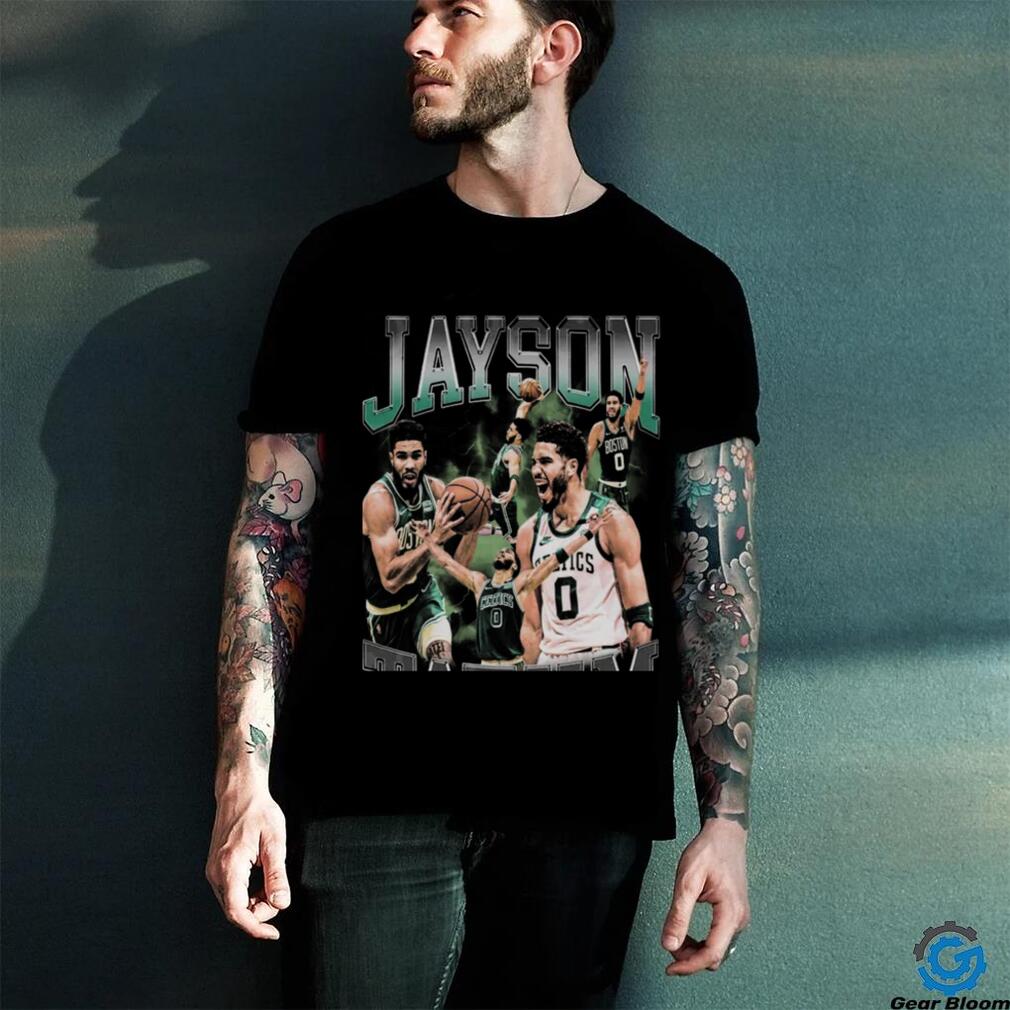 Jayson Tatum Boston Celtics NBA Basketball Black Crew T Shirt Jayson Tatum Boston Celtics NBA Basketball Black Crew T Shirt
