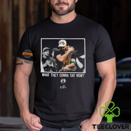 Jayson Tatum Boston Celtics Stadium Essentials Unisex 2024 NBA Finals Champions Quote T Shirt