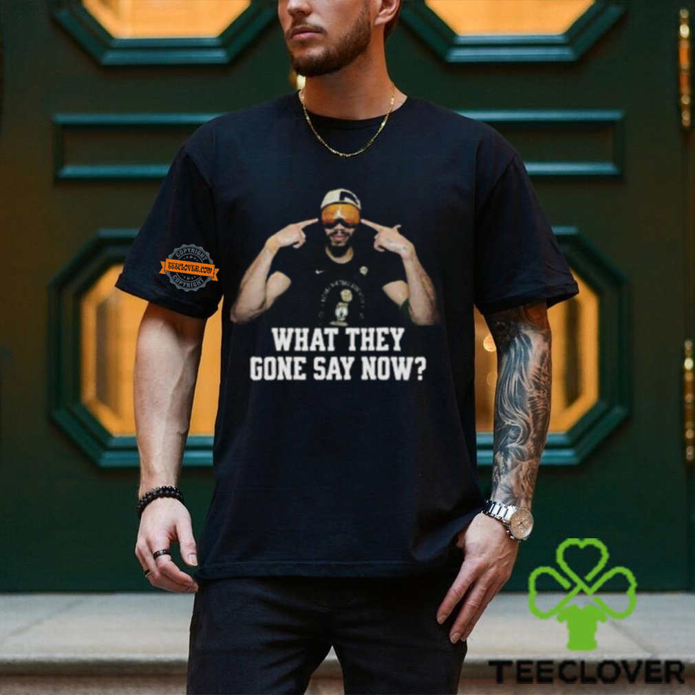Jayson Tatum Boston Celtics What They Gone Say Now 2024 NBA Champions Vintage T Shirt Jayson Tatum Boston Celtics What They Gone Say Now 2024 NBA Champions Vintage T Shirt