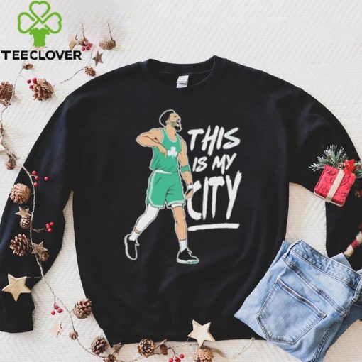 Jayson Tatum cartoon this is my city 2023 T-shirt, hoodie, sweater