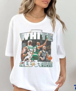 Jayson Tatum Wearing Derrick White For All Star 2024 Shirt