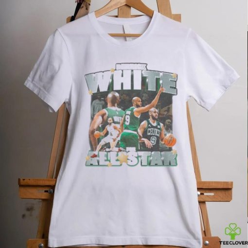 Jayson Tatum Wearing Derrick White For All Star 2024 Shirt