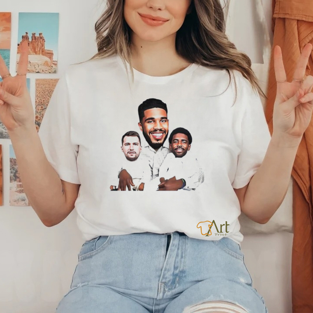 Jayson Tatum With Adopted Sons Kyrie Irving And Luka Doncic shirt Jayson Tatum With Adopted Sons Kyrie Irving And Luka Doncic shirt
