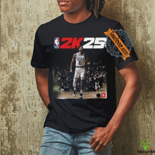 Jayson tatum is our NBA 2k25 standard cover athlete vintage T hoodie, sweater, longsleeve, shirt v-neck, t-shirt