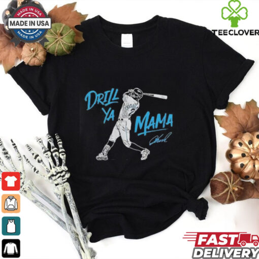 Jazz Chisholm Jr Drill Ya Mama Miami Marlins signature vintage shirt