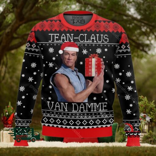 Jean Claus Van Damme Christmas Ugly Christmas Sweater