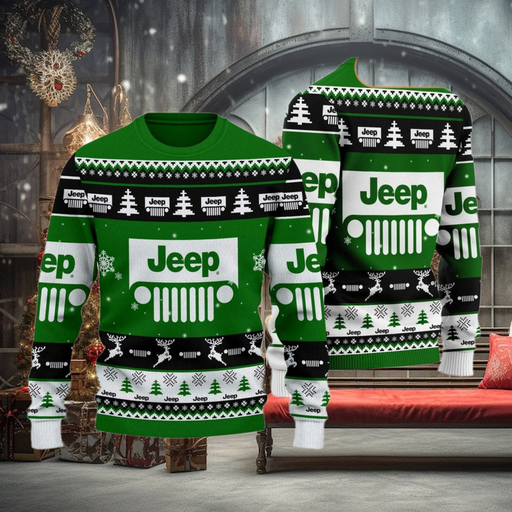 Jeep 2024 Christmas Green Ugly Sweater Jeep 2024 Christmas Green Ugly Sweater