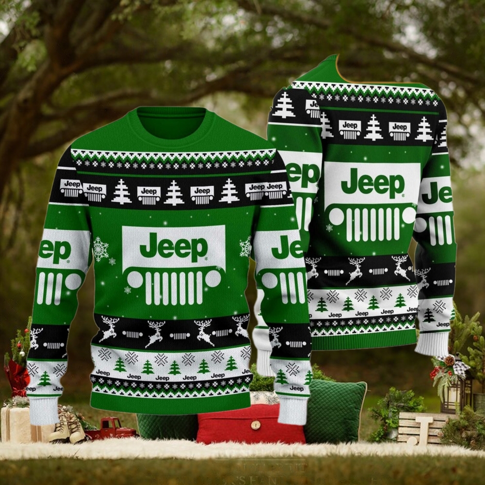 Jeep 2024 Christmas Green Ugly Sweater Jeep 2024 Christmas Green Ugly Sweater