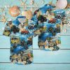 Samuel Adams Funny Mickey Mouse Hibicus Flower Hawaiian Shirt