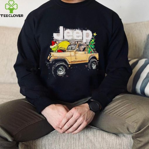 Jeep Santa Grinch stole Christmas hoodie, sweater, longsleeve, shirt v-neck, t-shirt