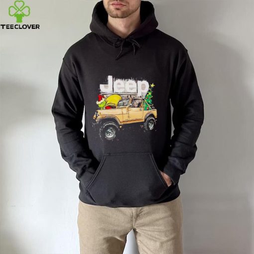 Jeep Santa Grinch stole Christmas hoodie, sweater, longsleeve, shirt v-neck, t-shirt