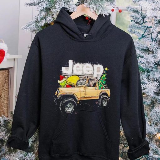 Jeep Santa Grinch stole Christmas hoodie, sweater, longsleeve, shirt v-neck, t-shirt