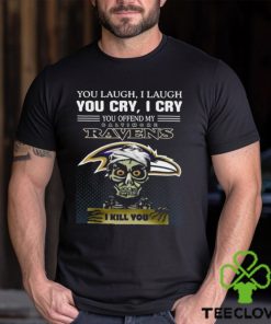 Jeff Dunham You Laugh I Laugh You Offend My Baltimore Ravens I Kill You Logo T Shirt