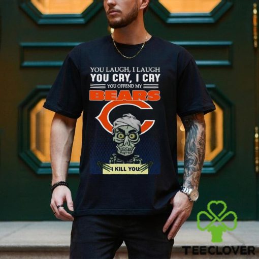 Jeff Dunham You Laugh I Laugh You Offend My Chicago Bears I Kill You Logo T Shirt