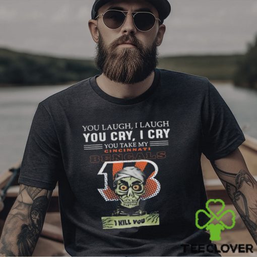 Jeff Dunham You Laugh I Laugh You Offend My Cincinnati Bengals I Kill You Logo T Shirt