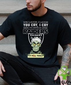 Jeff Dunham You Laugh I Laugh You Offend My Las Vegas Raiders I Kill You Logo T Shirt