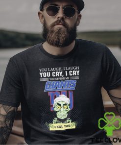 Jeff Dunham You Laugh I Laugh You Offend My New York Giants I Kill You Logo T Shirt