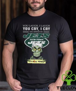 Jeff Dunham You Laugh I Laugh You Offend My New York Jets I Kill You Logo T Shirt