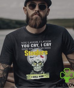 Jeff Dunham You Laugh I Laugh You Offend My Pittsburgh Steelers I Kill You Logo T Shirt