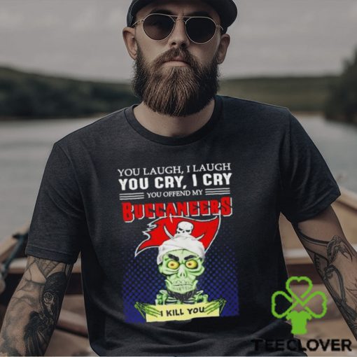 Jeff Dunham You Laugh I Laugh You Offend My Tampa Bay Buccaneers I Kill You Logo T Shirt
