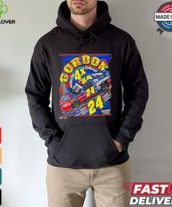 Jeff Gordon #24 4X NASCAR Champ Dupont Black T shirt