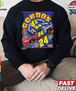 Jeff Gordon #24 4X NASCAR Champ Dupont Black T shirt